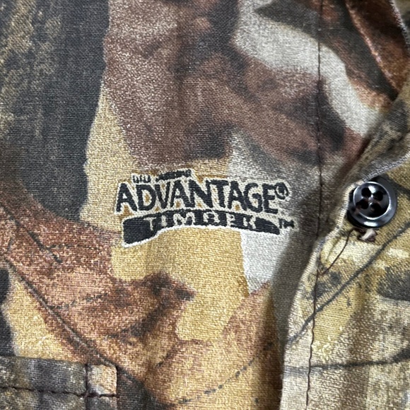 Ranger Men’s Hunting Camouflage Button Down Outdoor Shirt Sz-S - Picture 4 of 6